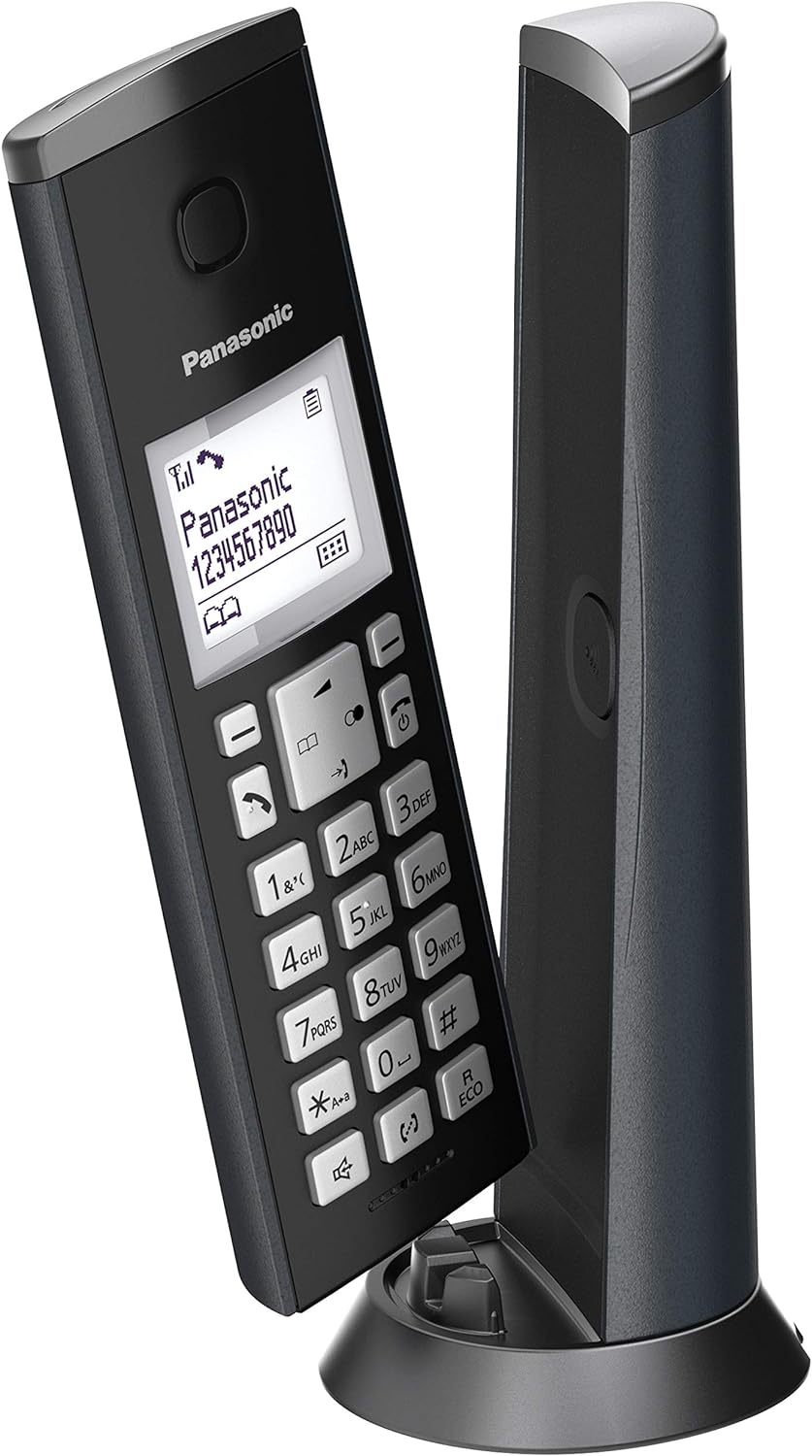 Teléfono inalámbrico Dect Panasonic KX-TGK210SPB, negro